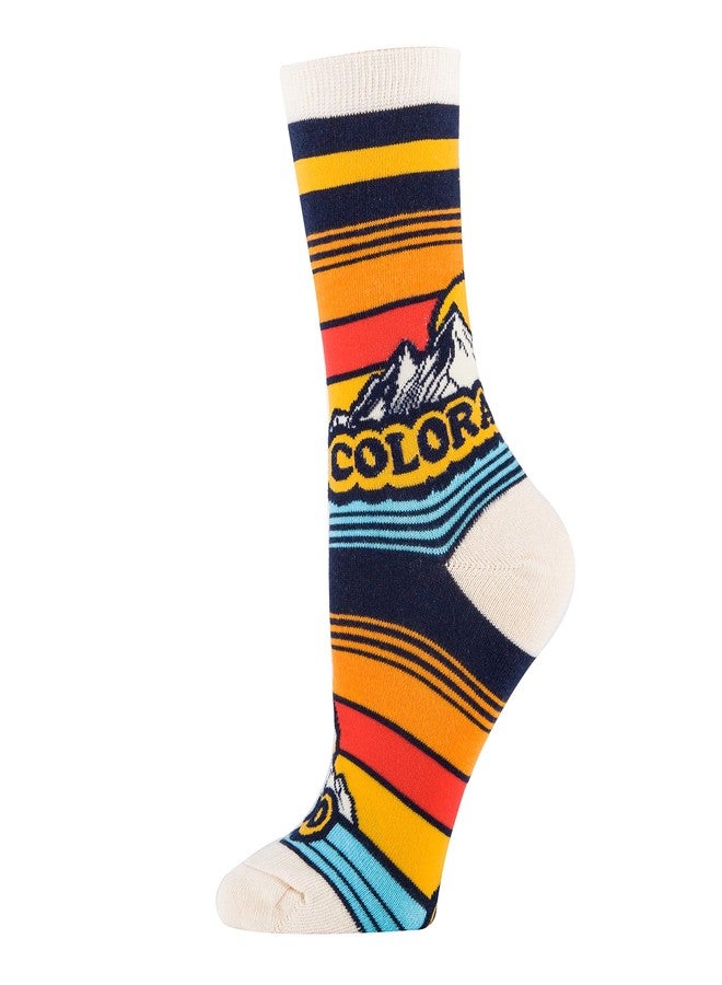 ooohyeah Women's Crew Funny Novelty Socks, Colorado Gifts and Souvenirs, Shoe Size 5-10 - Image 3